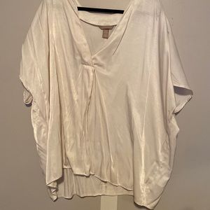 Cream short sleeve top H&M